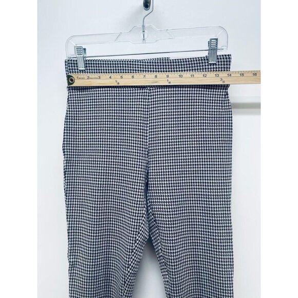 Ann Taylor Women's Leggings Pants Size Small Black Gray Pull On New - Picture 3 of 8